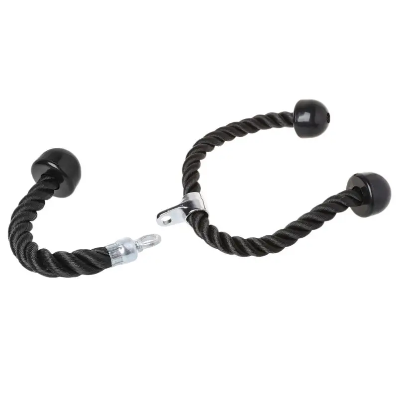 

Gym Fitness Equipment Tricep Rope Biceps Strength Training Bodybuilding Exercise