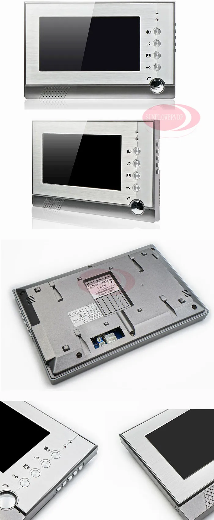 Rfid переговорные дома Интерком охранника 8 Гб SD карты памяти видео запись 7 "цветной видеодомофон двери камера с электронным замком