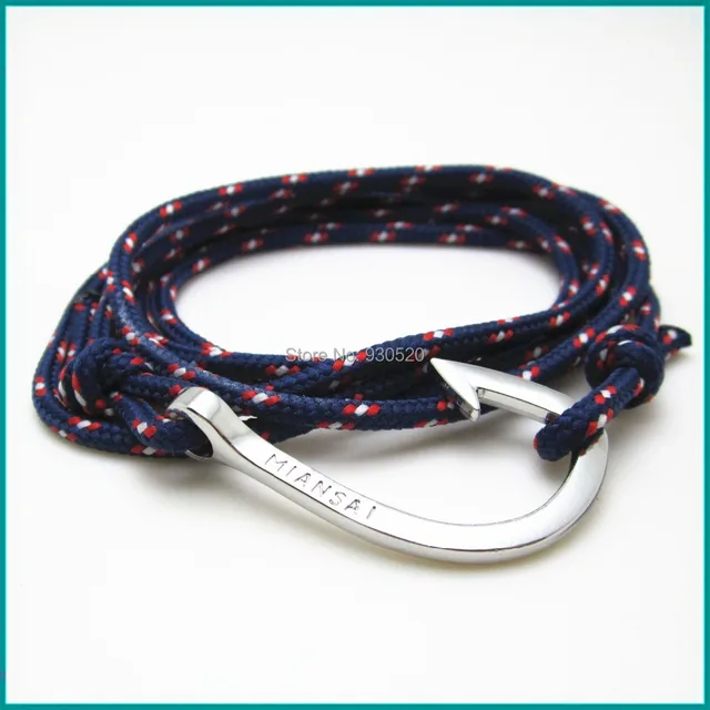 Miansai Hook Bracelet Adjule Rope Fish Nautical In Miansai Hook Bracelet Adjule Rope Fish Nautical