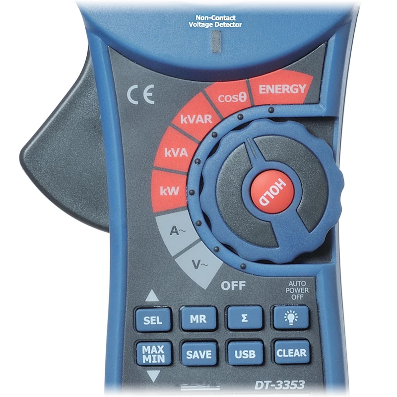  digital clamp meter Power test Digital clip-on table With the USB interface DT-3353