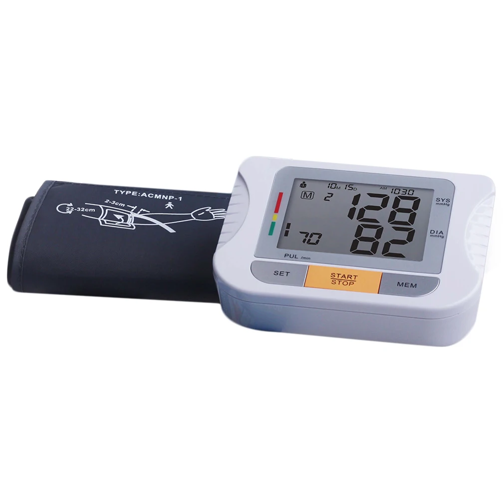 

New Health Care Tonometer Meter Digital LCD Screen Automatic Arm Blood Pressure Monitor Hot Selling