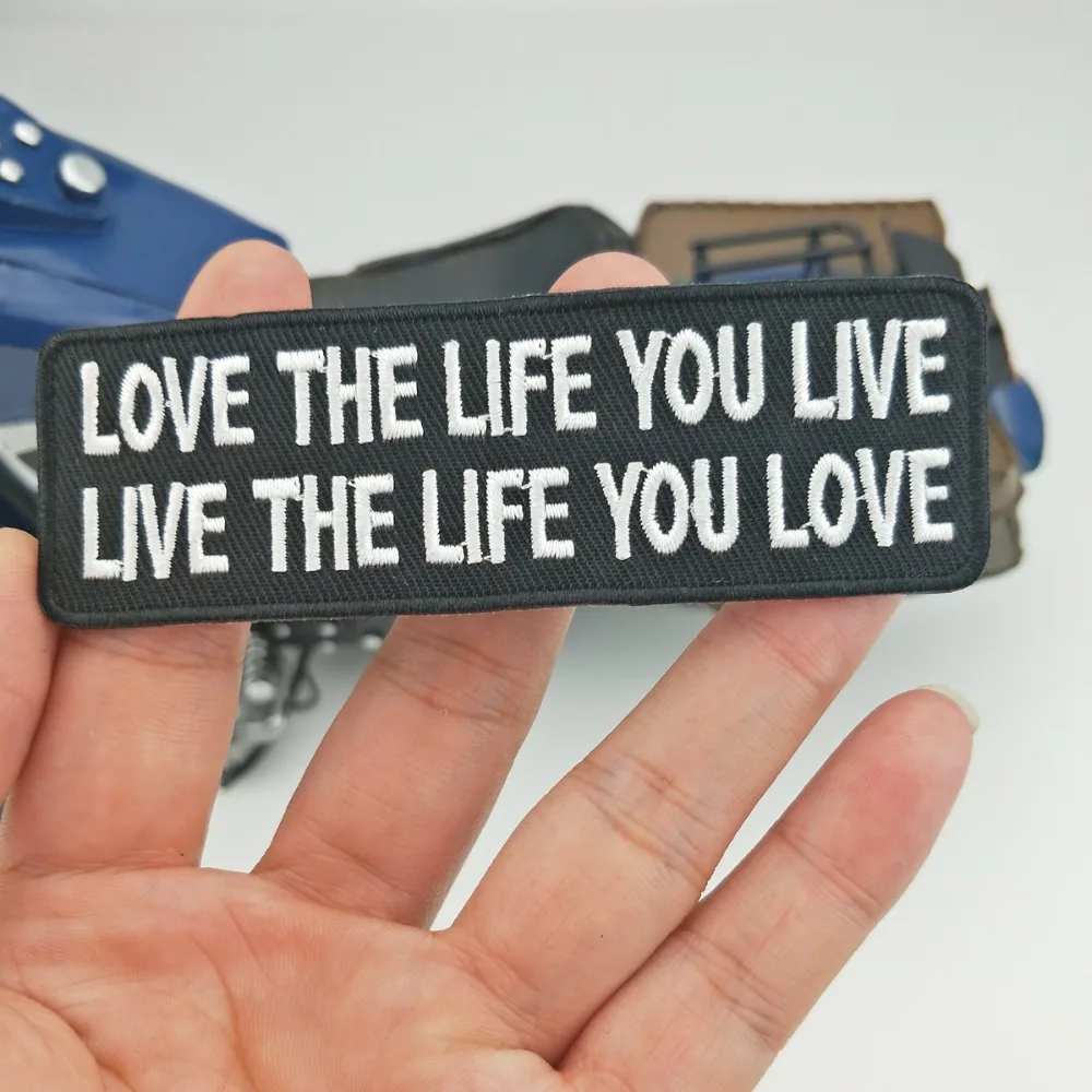 Custom Text jacket vest front patches cloth stickers DIY any logo cloth stickers patches (2)