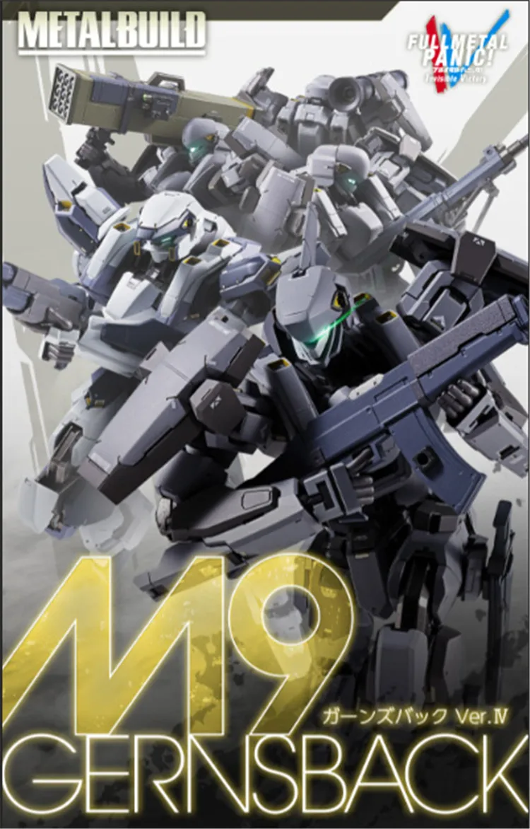 

Bandai FULL METAL PANIC M9 MB METAL BUILD Gernsback Mobile Suit Assemble Model Kits Action Figures