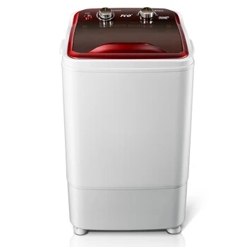 

3.5 Kg Single Cylinder High Capacity UV Violet Bionic Hand Wash Small Semi-automatic Wave Wheel Mini Washing Machine Agate Red