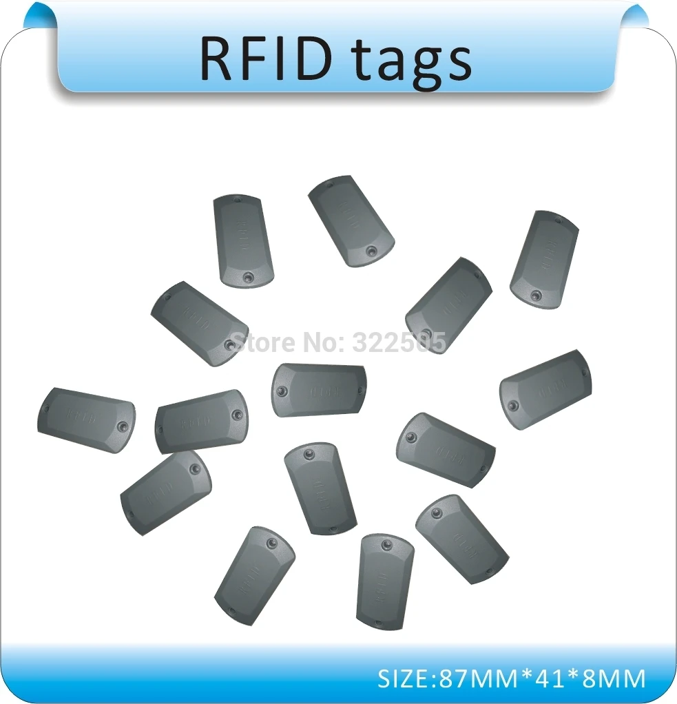 100pcs Specializing in the production of Metal interference RFID tags , 13.56MHZ M1 chips , ISO14443A/15693