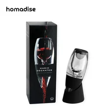 Homadise волшебный винный декантер Быстрый Аэратор Графин с монтажником и держателем базы разливщик красного вина бар аксессуары инструменты