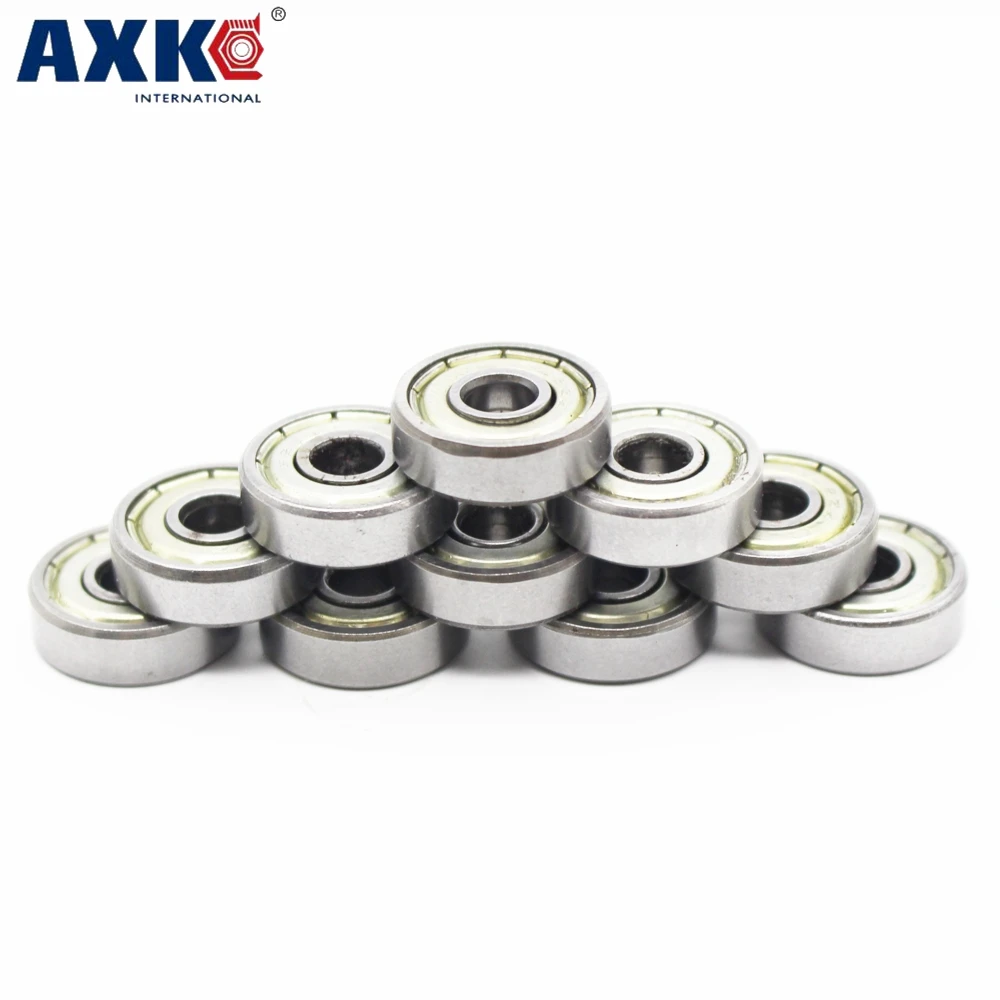 AXK 10 шт./лот 624 624Z 624ZZ шариковый подшипник 4*13*5 мм хромированный стальной Бесплатная