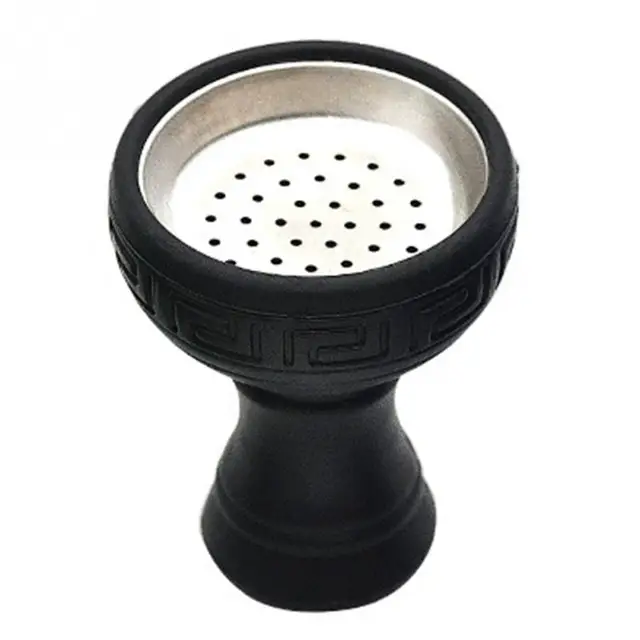 Stainless Hookah Bowl Head Holder Silicone Easy Clean Stainless Steel