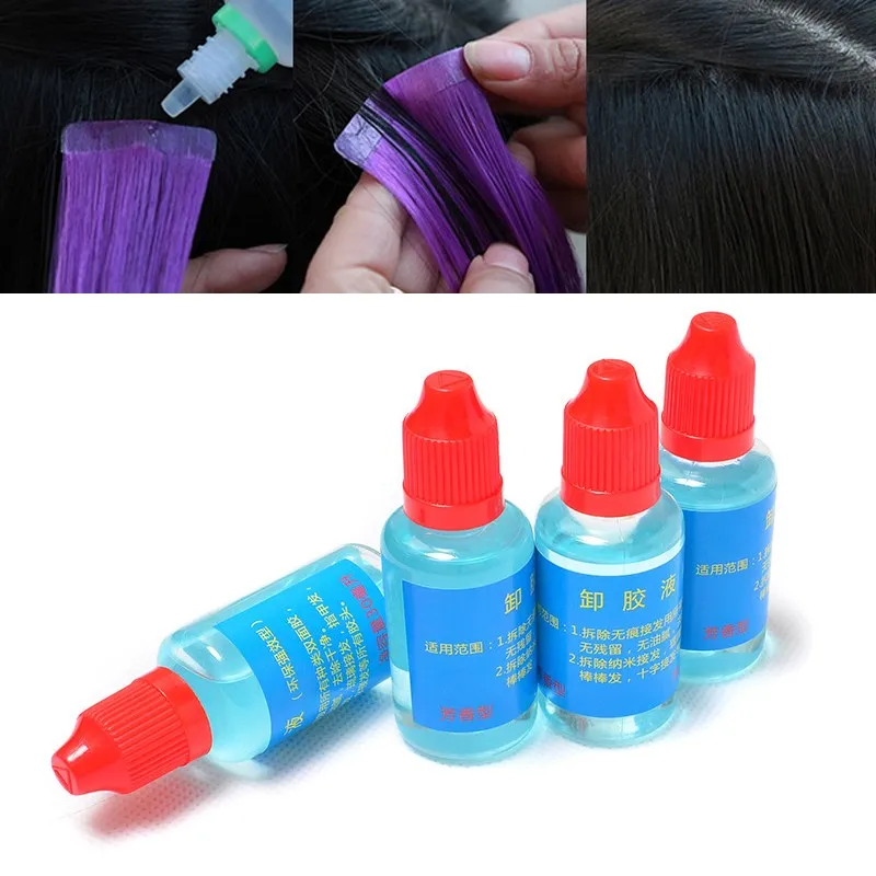 1 Bottle 30ml Pro Wig Hair Glue Adhesives Remover Fast Remove Hair Extension Tool Tape For Lace Wig Bond Toupee Accessory