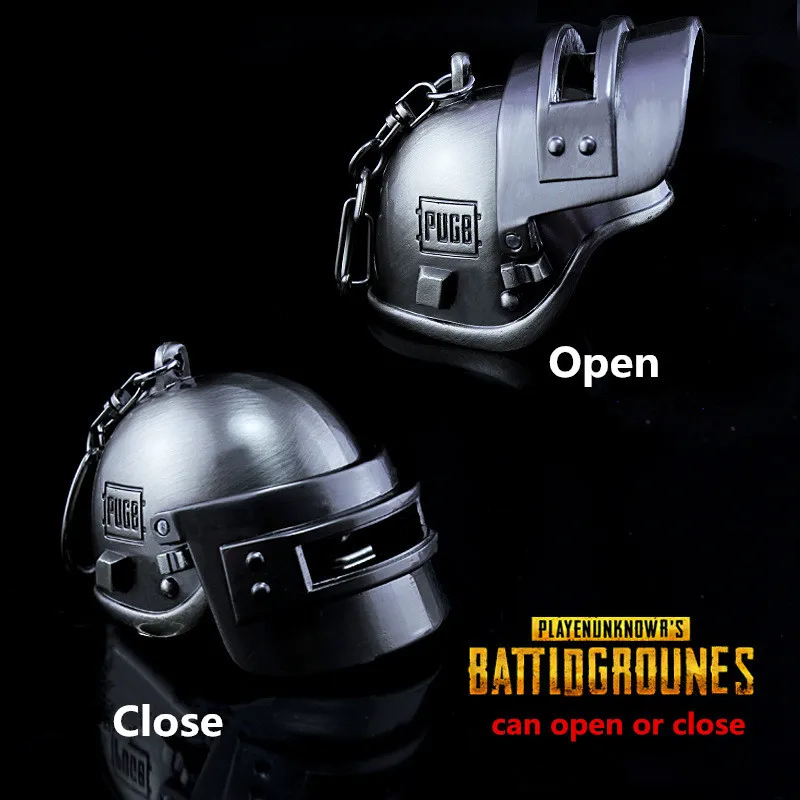  Game Playerunknown's Battlegrounds PUBG Cosplay Costumes Zinc Alloy Lv3 Helmet Armor Model Can open
