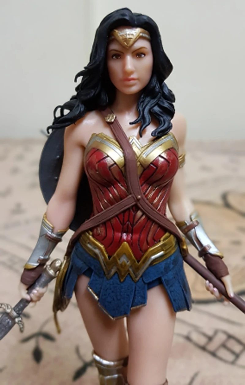 7inch 18cm ARTFX STATUE Justice League Aquaman Cyborg Superman Batman Wonder Woman Flash 1 10 Scale Action Figure Toy Doll (26)