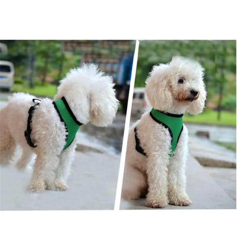 

1 PC Summer Pet Clothes For Small Middle Dog Cat XS-XL Dog Harness Soft Mesh Vest Dog Lead Leash Chest Belt Tank Wholesale