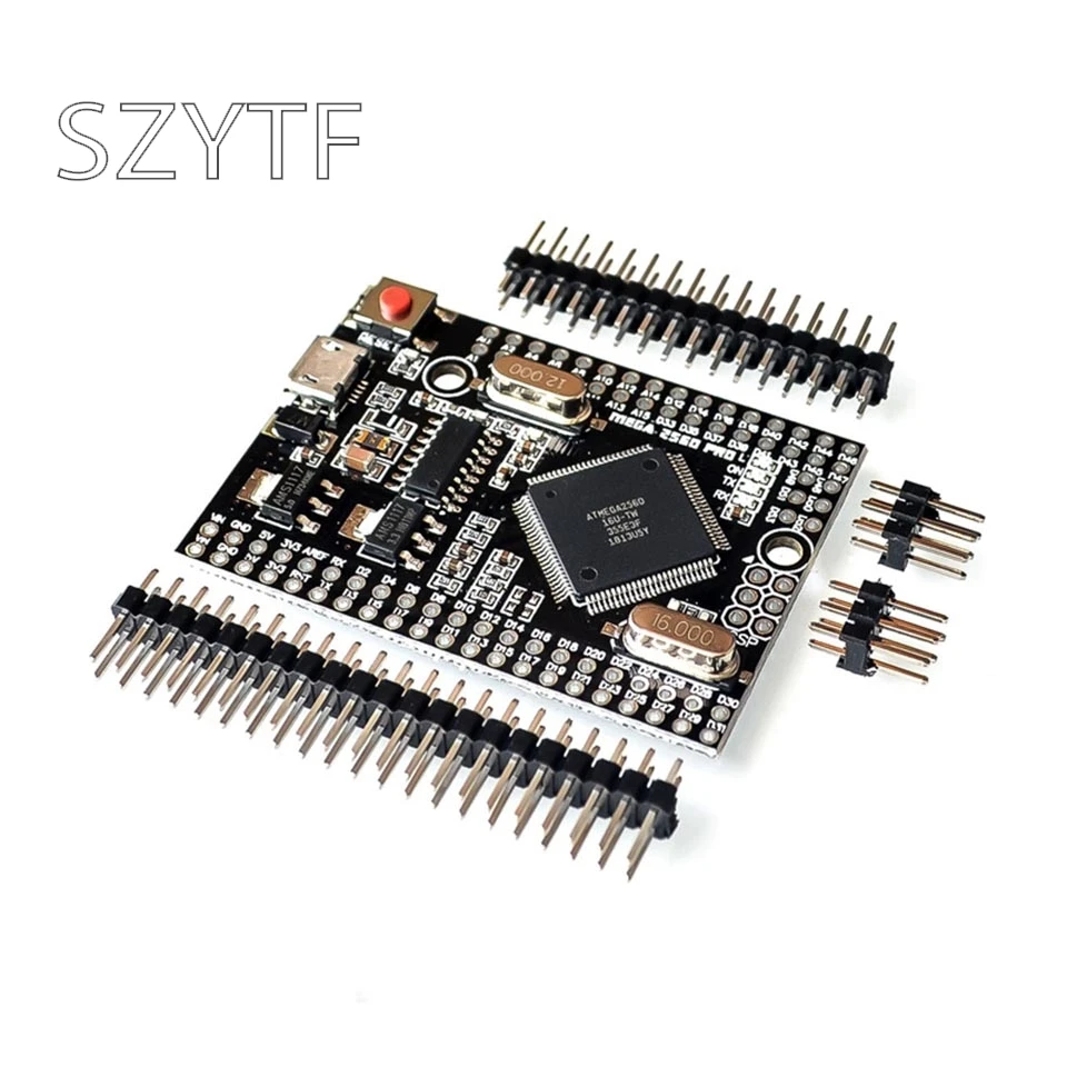 Mega 2560 PRO (Embed) CH340G/ATmega2560 16AU, with male pinheaders. Compatible for Arduino Mega 2560|Integrated Circuits| - AliExpress
