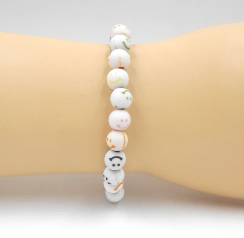 

Brand Design smile Beads Bracelet For Women Jewelry * watch aliexpress vintage handmade