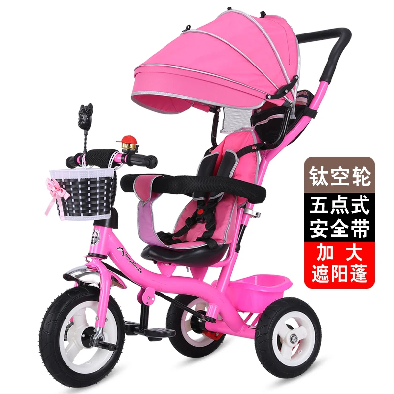 Online 2 In 1 Bayi Roda Tiga Stroller Tiga Roda Stroller Baby Kereta Dorong Balita Anak Sepeda Roda Tiga Sepeda Jogging Kereta Dorong Kereta