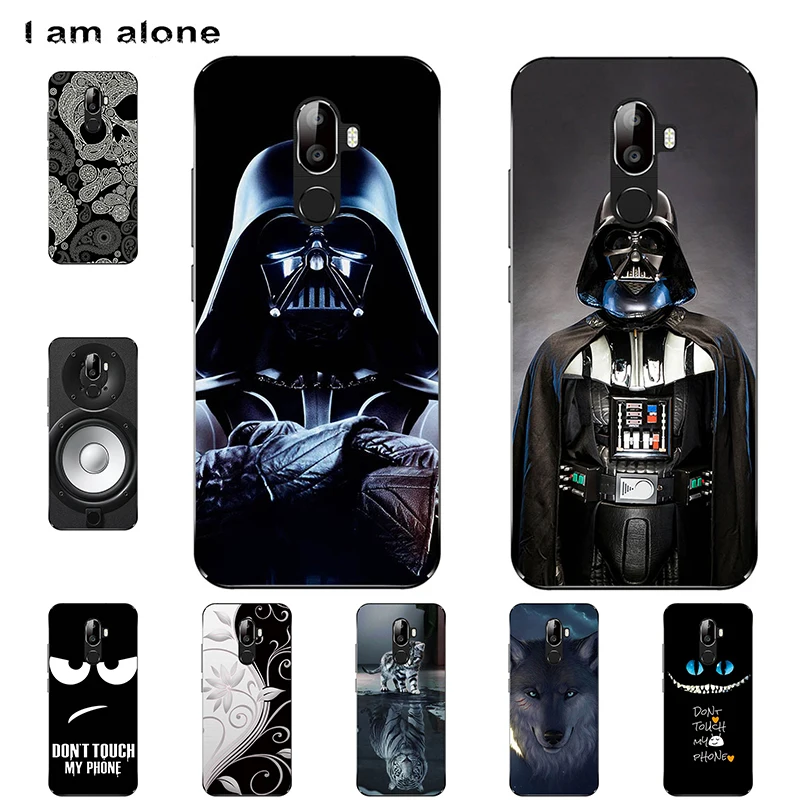 

I am alone Phone Bags For Oukitel U18 5.85 inch Solf TPU Cute Fashion Color Mobile For Oukitel U18 Cases Shipping Free