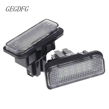 

2 Pcs No Error 18 LED SMD License Plate Light For Benz W203 W211 W219 R171 New