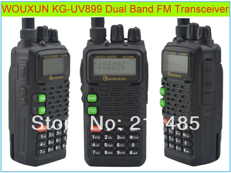 

Wouxun KG-UV899 Dual Band VHF: 136-174MHz & UHF:400-520MHz FM Portable Two-way Radio