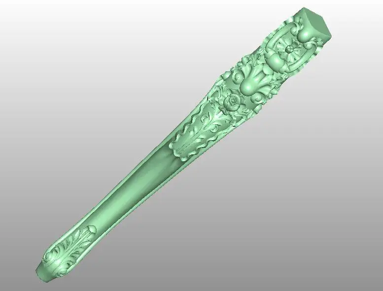 

3D model STL format file for cnc router engraving furniture sofa cabinet chair leg pattern Artcam 859
