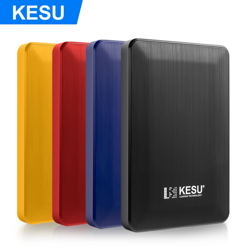 KESU-2518 HDD 2.5 External USB3.0 Hard Drive 80GB 120GB 160GB 250GB 320GB 500GB 750GB 1TB 2TB Mac Hard Disk for Laptop Desktop