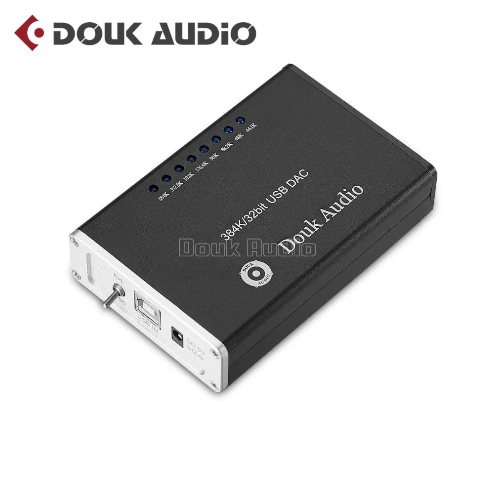 Douk аудио HiFi Mini PCM5102 USB XMOS DAC 384K/32bit расшифрованный усилитель звуковая карта с