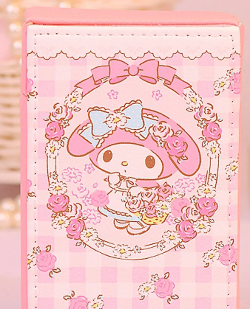 Hello kitty оригинальность ультратонкий прекрасный мультфильм красивый портативный портсигар контейнер табачный мешочек - Цвет: Melody