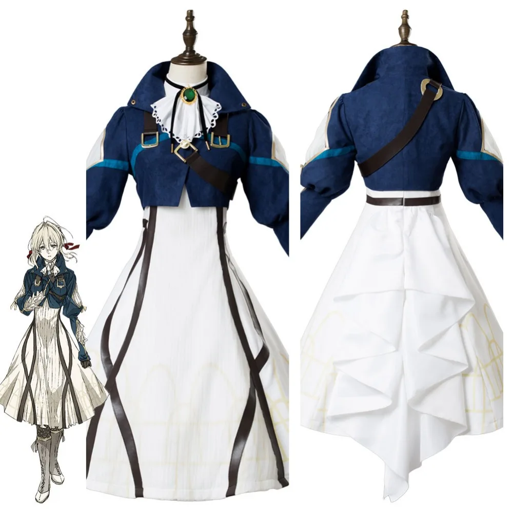Vaioretto Evogoden фиолетовое платье Evergarden карнавальный костюм на заказ|dress cosplay|cosplay