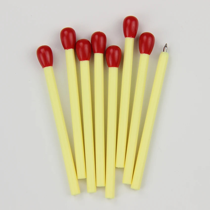 Kawaii Мультяшные пластиковые шариковые ручки милые мини спичечные ручки Шариковая ручка студенческие Обучающие канцелярские принадлежности