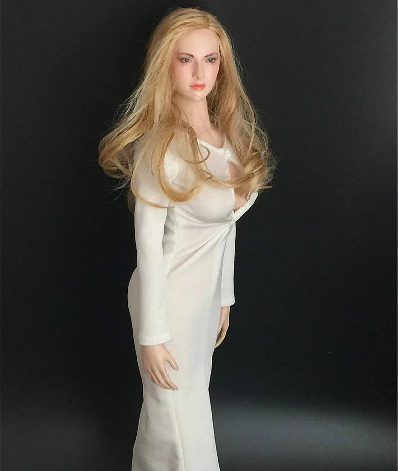 

Estratek Customized 1/6 The Scarlet Witch Open-chest Dress for 12inch Action Figure DIY