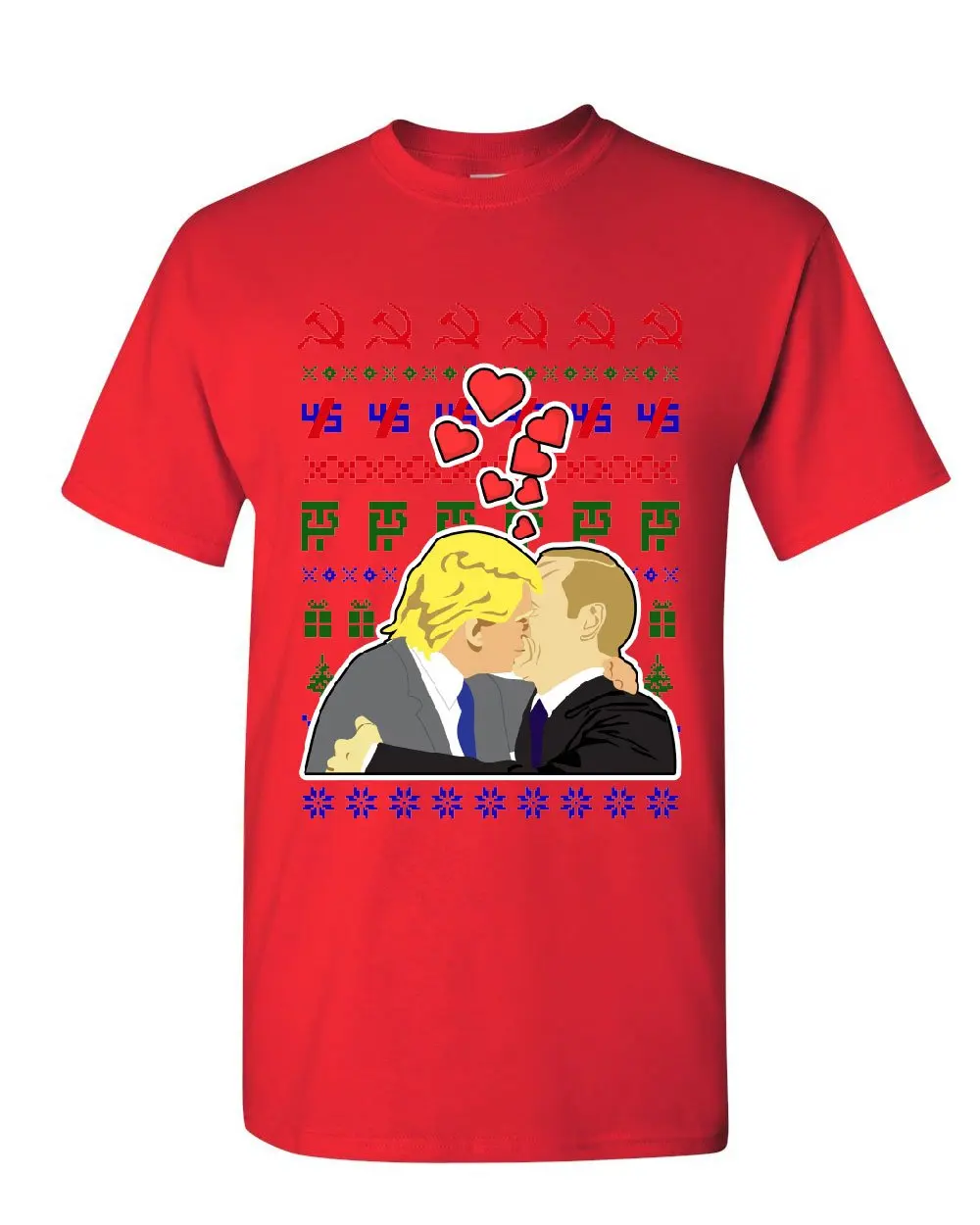 Trump Putin Lovers Ugly Sweater T Shirt USSR Russia Impeach Trump Putin Lovers Ugly Sweater T Shirt USSR Russia Impeach