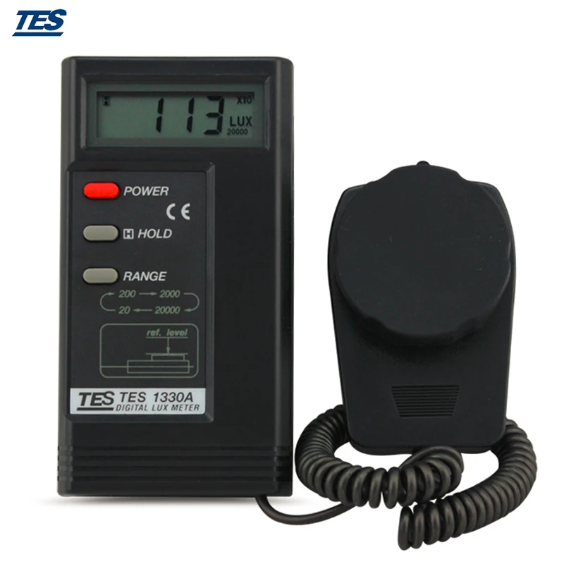 TES-1330A Высокая точность дешевый цифровой измеритель яркости