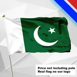 Флаг Пакистана Летающий флаг #4 144x96 (3x5FT) #1 288x192 #2 240x160 #3 192x128 #5 96x64 #6 60x40 #7 30x20 KS-0025-C