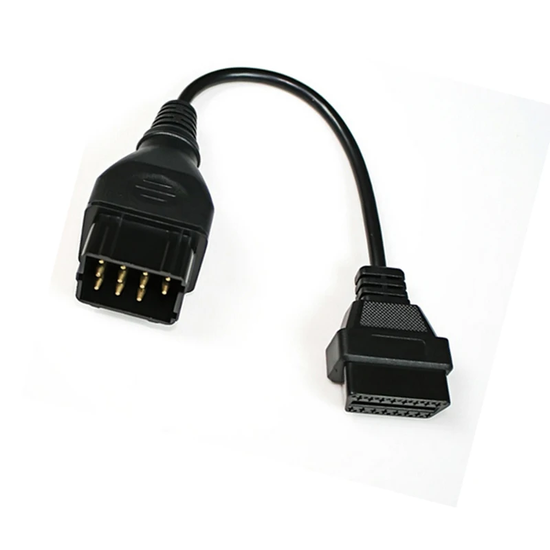 Лучшая цена для Renault 12 Pin OBDII OBD 2 переходник диагностический Удлинительный кабель