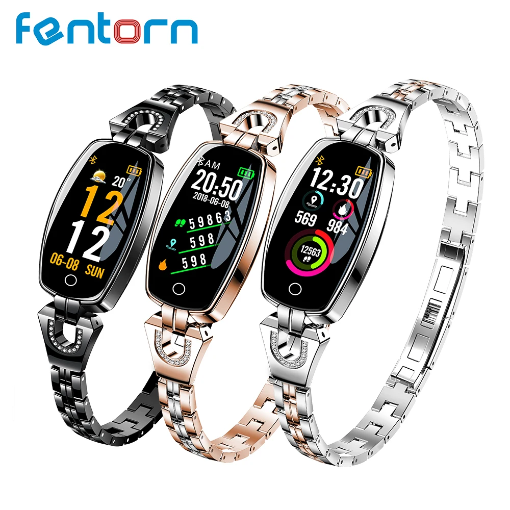 

Fentorn H8 Smart Watch Women Fashion Waterproof Heart Rate Monitoring Bluetooth Fitness Bracelet Smartwatch For Android IOS