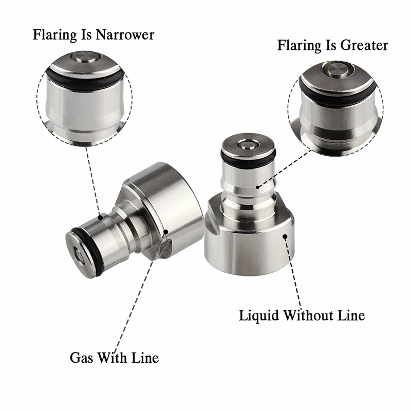 Нержавеющая сталь головка кега адаптер FPT 5/8 нитки мяч замок Quick Disconnect Conversion Kit газа и жидкости сообщения для домашнего пивоварения