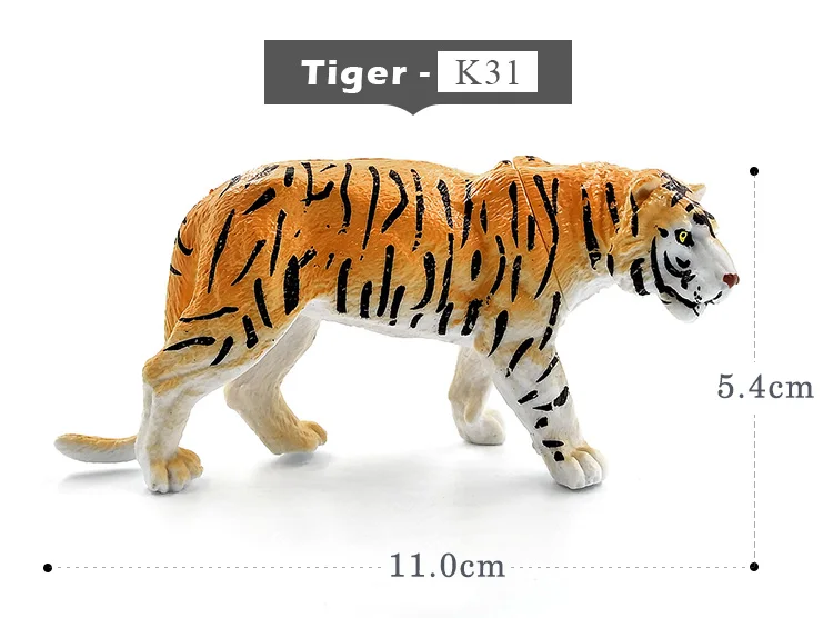 Шимпанзе Тигр Лев Черный Леопард медведь волк панда гиена Модель Животного Фигурка домашний декор Фея Украшения Сада аксессуары