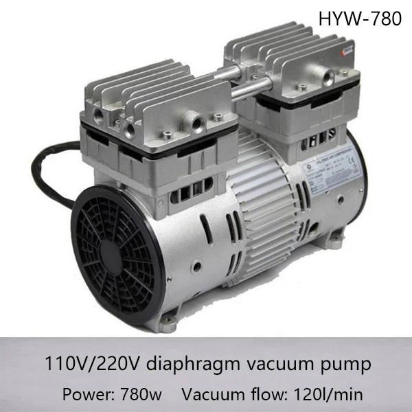 HYW 780 AC110/220v 780w AC безмасляный поршневой компрессор высокого давления с расходом