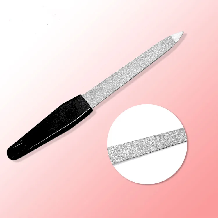1piece Professional Stainless Steel Nail File Buffer Double Side