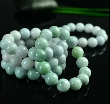 

Wholesale Genuine Natural Green Jadeite Jade Round Beads 6-1mm Stretch Bracelets