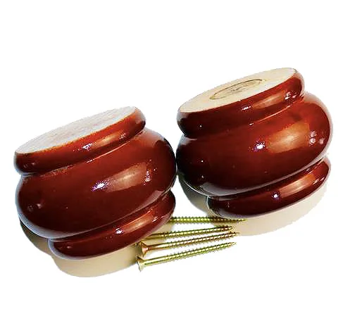 

4PCS/LOT H:6.5CM Furniture Accessories Sofa Cabinet Solid Wood Legs Table Foots Round Feet