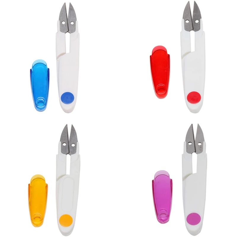 Многоцветный кружевное шитье ножницы-кусачки u-образные машинки для стрижки пряжа из нержавеющей стали вышивка ремесло ножницы портной