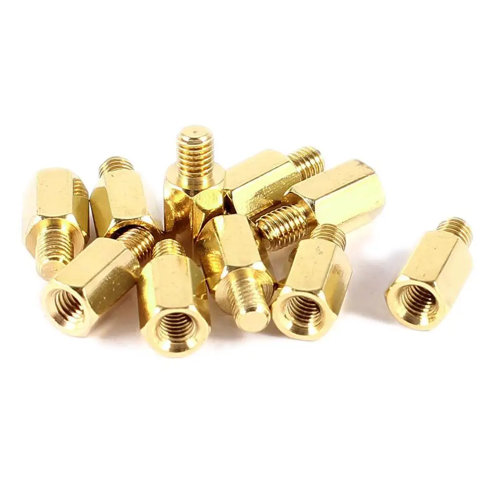 YOC-5 * Verkauf 10 Pcs PC PCB Motherboard Messing Standoff Hexagonal Spacer M3 7 + 4mm YOC-5 * Verkauf 10 Pcs PC PCB Motherboard Messing Standoff Hexagonal Spacer M3 7 + 4mm