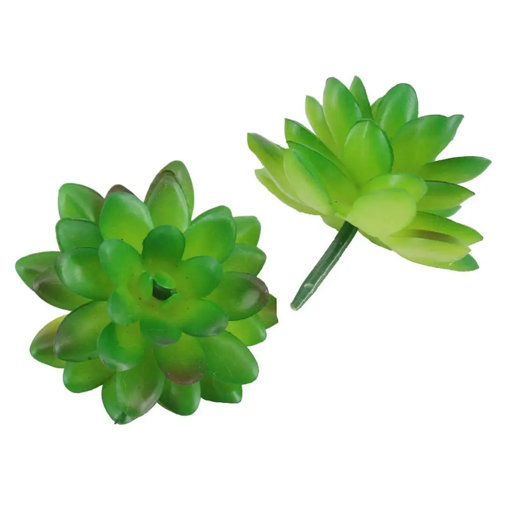Искусственный Мини суккулентный пейзаж цветок лотоса свадебные принадлежности дешевле мясистость кактус поддельные растения для дома и сада декор - Цвет: DR009-1