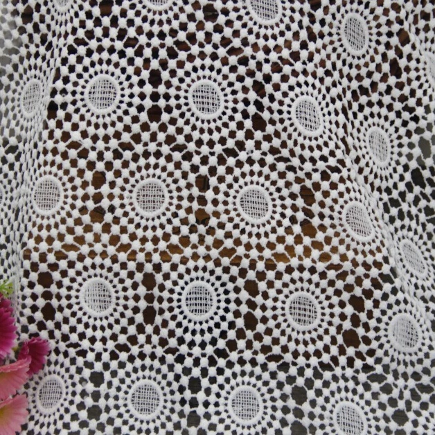 

2yards African Guipure Lace Fabric High Quality Nigerian Lace Fabric Party Wedding Dress Sewing Accessories White Cord Lace