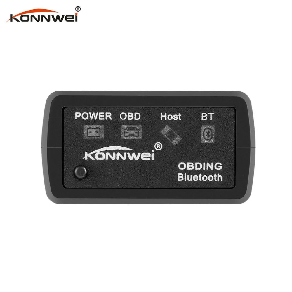 Konnwei KW903 ELM327 Bluetooth ODB2 автомобильный диагностический сканер детектор инструмент считыватель кода для Android для OBDII Авто сканер Горячая Распродажа