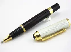 Дика Вэнь 821 высокое качество черный, серебристый цвет Ручка-роллер 0.7 мм черные чернила пополнения Металлический Шариковая ручка для
