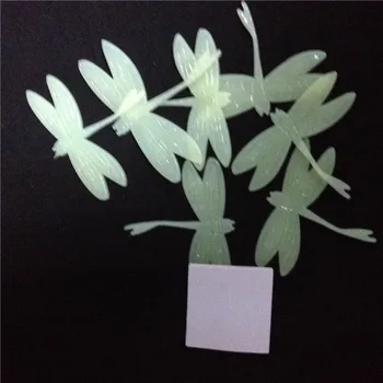 

7PCS/Pack Dragonfly DIY Ceiling Glow In The Dark Wall Stickers Baby Kids Bedroom Home Decor Luminous Fluorescent Decal