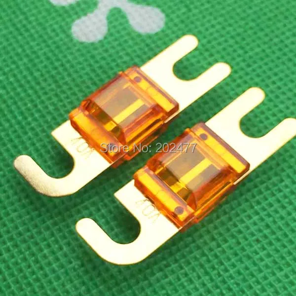 500pc/lot Mini Fuse AFS Fuses 40 Amp Gold Platedfuse ampsfuses