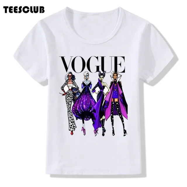 2019 new Summer Vogue Princess Print Children T-shirt Short Sleeve O-neck T shirt Baby Gilrs Casual Tshirt Kids Clothing 6