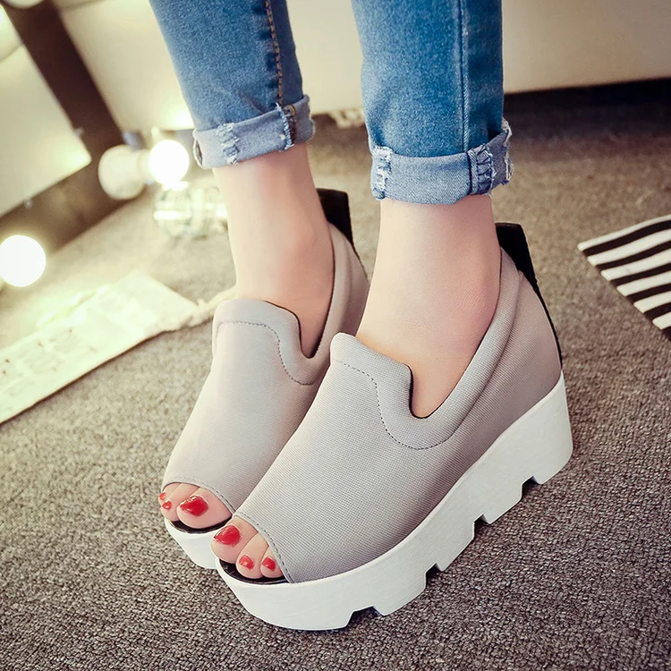 platform heel bellies